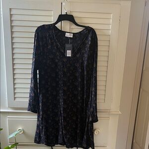 Universal Thread Navy Floral Dress